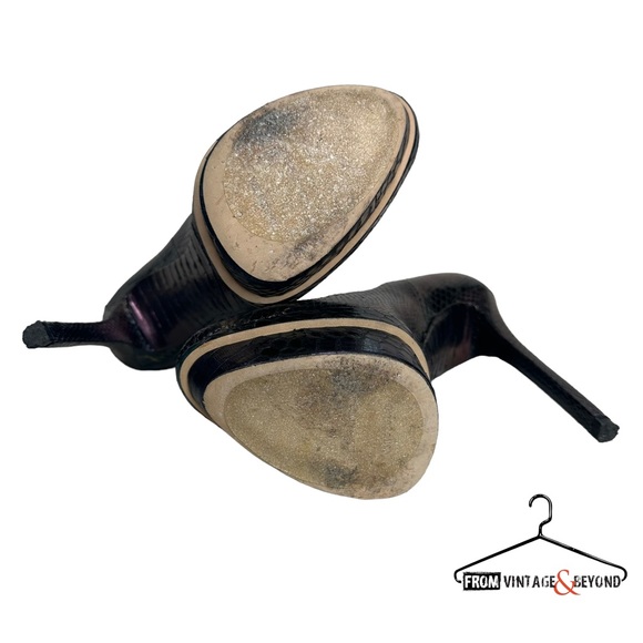 B Brian Atwood Ferguson Snake Skin Pumps - Picture 8 of 10